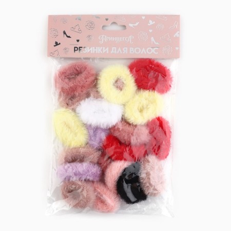 Hair elastic band 20 pcs., 2 cm, princesses-2