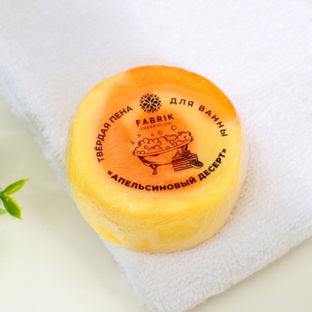 Bath foam hard Fabrik Cosmetology Orange dessert, 100 g-2