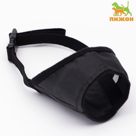 Termic muzzle, size 3 (length 4 cm on the nose, muzzle 22 cm), black-1
