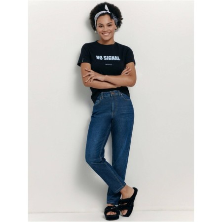 Women's jeans with imitation of CONTE Elegant Relaxed, size S, Blue color