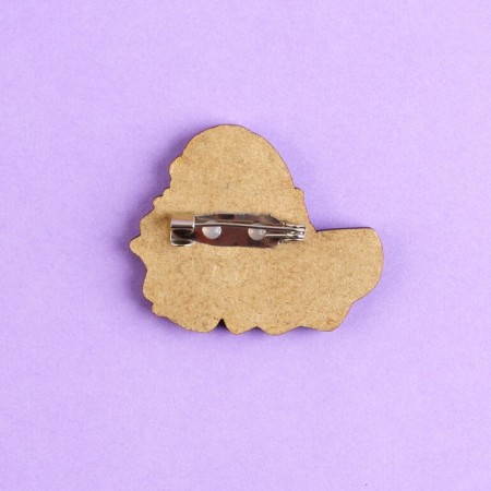 Wooden icon "Wednesday", 3.5 x 3.6 cm-2