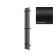 Terminus quatro electric heated towel rail "Circle", 1400x218 mm, Black Muars