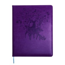 School diary, grade 5-11, PVC Oleni, Violet PVC cover