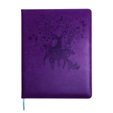 School diary, grade 5-11, PVC Oleni, Violet PVC cover