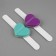 Magnetic needle on the hand "Heart", 23 × 6.3 cm, color mix