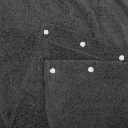 Kilt male towel, size 80x150 cm, dark gray color-1