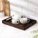 Wooden tray with engraving, 35.3 x24.8 x4 cm