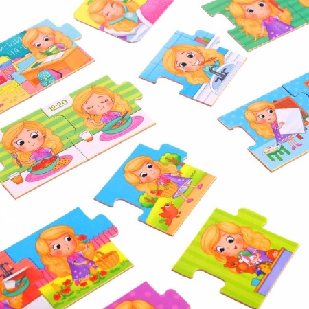 Smart puzzles - chains “My day. For girls ", 24 details-2