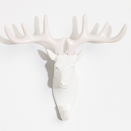 Nast-Hall decor "Deer" 16.5 x 16 cm, white-2