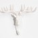 Nast-Hall decor "Deer" 16.5 x 16 cm, white