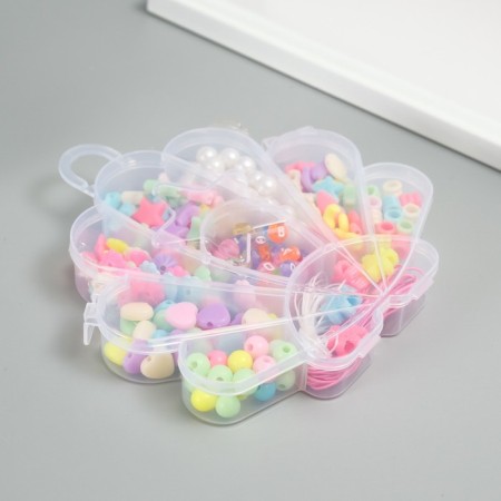A set of beads for creativity "shell" (230 ± 5 pcs.) Assorted-1