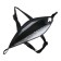 A3 folder with handles, plastic, lightning from above, Devente Just One, 467x338x100mm, inner pocket