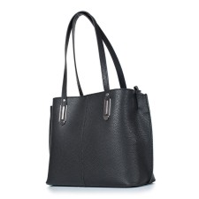 Female bag, artificial leather, 300x230x120 cm, black