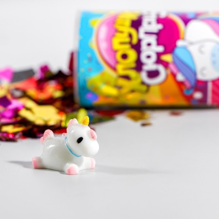 Crys with a toy "Chubushka-Surprise", pony-1