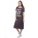 Women's dress Wake Up and Live, size 50, brown color