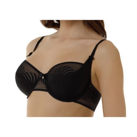 Women's bras of Lengy, size 80c, color black shadows
