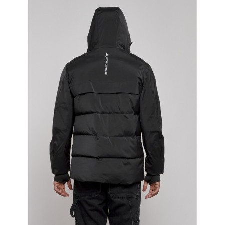 Winter ski skid male, size 52, black color-22