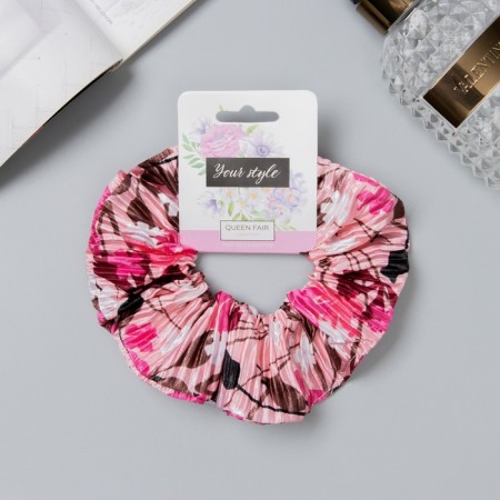 Hair elastic band "Orbit" Aard Summer, 12 cm, pink