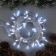 Garland “thread” 10 m with nozzles “needle”, IP20, transparent thread, 100 LED, white glow, 8 modes, 220 V