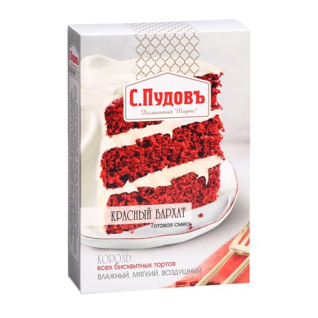 Flour mixture "S. Pudov ", Red velvet, 400 g