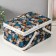 Casket for needlework "Forest branches on blue" 19x26x14.5 cm