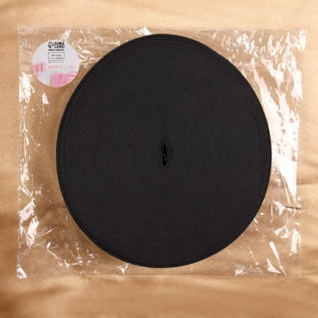 Knitted elastic, 40 mm, 25 ± 2 m, black color-2