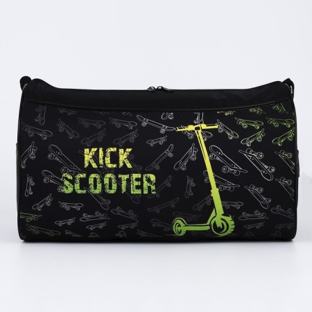 Children's sports bag for the boy "Scooter", 40x21x24cm, black color-2
