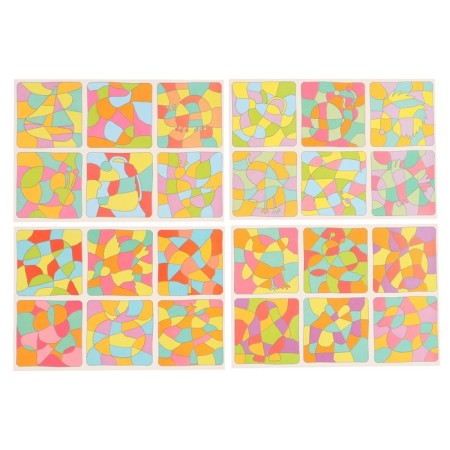 Lotto "Multi -colored pictures. We select stained -glass windows ”, Kulikova E.N., Sukhareva O.V., 4+-4