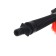 Torso washing brush, with valve