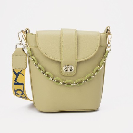 Bag-mixer on lightning, green color
