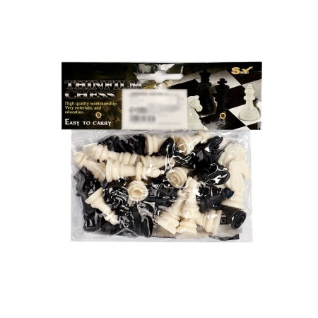 Chess 22 x 22 cm, King H-4.4 cm, d-1.8 cm, plastic figures-6