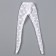 Pantyhose for the doll "hearts", white color