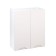 Cabinet hinged 600 Helga, 600x300x720, white/Gray Soft MDF