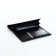 Women's wallet on the button, Textura, black color