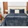 The bedspread with pillowcases Sofi de Marko "Rosalin", size 240x260 cm, 50x70 cm - 2 pcs, color anthracite