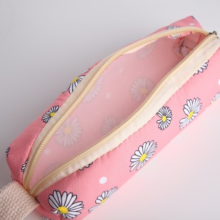 A backpack with a zipper, bag, cosmetic bag, pink color-12
