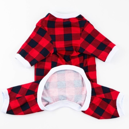 Komineson for animals Red-black in a cage, L (DS 39, Osh 36-38, OG 60-62)-8
