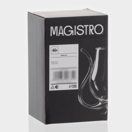 Glass of glass with a magistro panther wine pipe, 300 ml-5