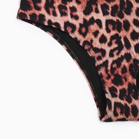 Separate Minaku swimsuit with a slice leopard, size 48-7