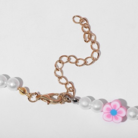 Beads children's "chosen" beads and flowers, colored, 38 cm with an extension cord-3