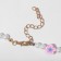 Beads children's "chosen" beads and flowers, colored, 38 cm with an extension cord