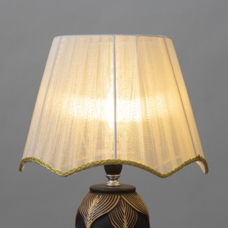 The lampshade "Bourgeois" White E27/E14 25x25x19 cm-5