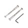 Lockland 002 strap handles, m/o 55 mm, chromium color