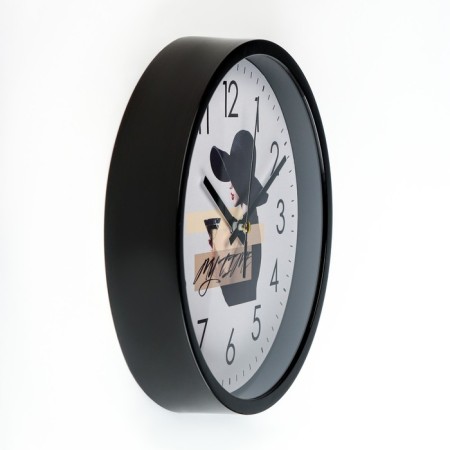 Watch Wall "Girl", D-20 cm, smooth move-1