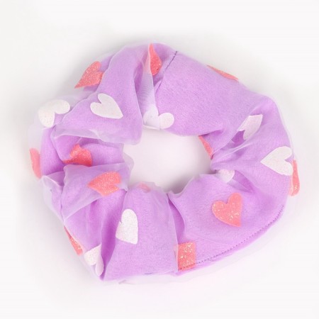 Hair elastic band, hearts, 11 cm, gravity farz-4