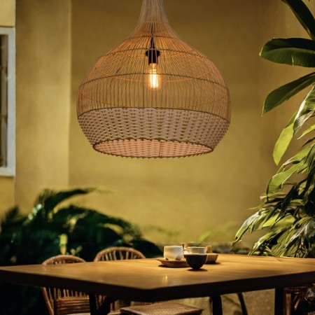 Ceiling Lumber of Rotan "Lukman" 1x120W, E27, 60x60x65 cm
