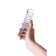 Toyfa A-Toys, TPR penis, transparent, 15.3 cm