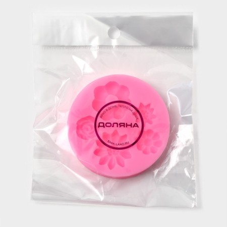 MOLD DOLAIN "KOMM", silicone, 6.5 × 0.7 cm, pink color-4
