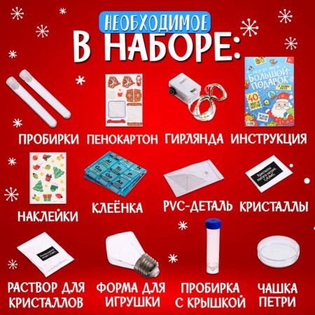 Set for experiments "Big New Year's Gift", 40 experiments-2