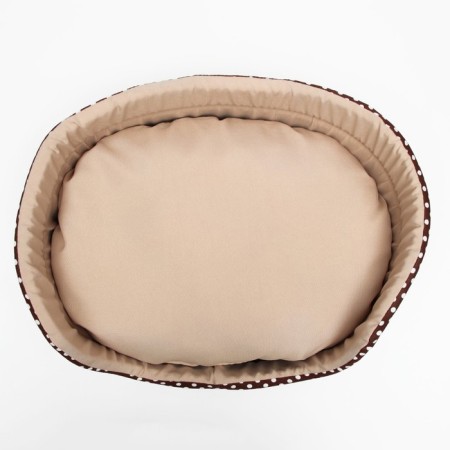 Lying "Golshek", 49 x 36 x 17 cm, calico, brown-3